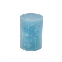 Stumpenkerze 7cm x 10cm Light Blue