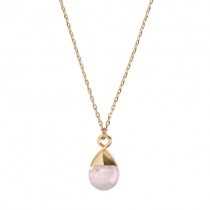 Halskette "Goddess of Friendship" Rose Quartz 