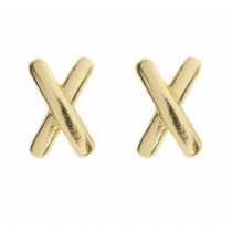 Ohrringe "Dixie Cross" Gold