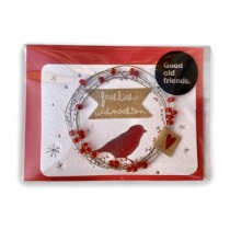 Kleine Karte "Fröhliche Weihnachten" 